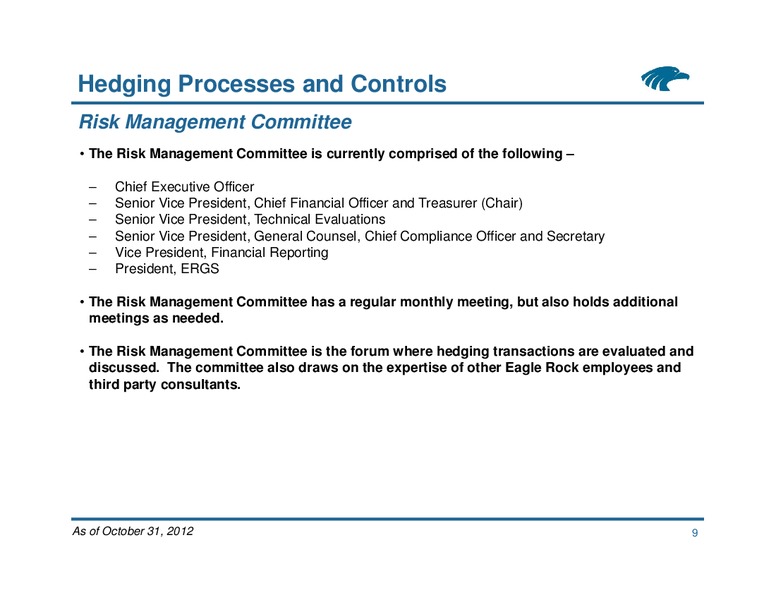 Commodity Hedging Overview – Eagle Rock Energy Partners Lp – slide 9