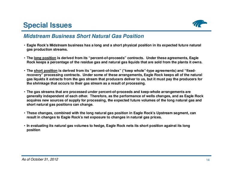 Commodity Hedging Overview – Eagle Rock Energy Partners Lp – slide 14