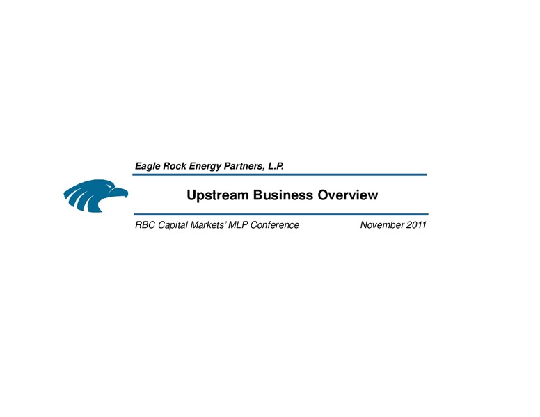 RBC Capital Markets MLP Conference – Eagle Rock Energy Partners Lp – slide 16