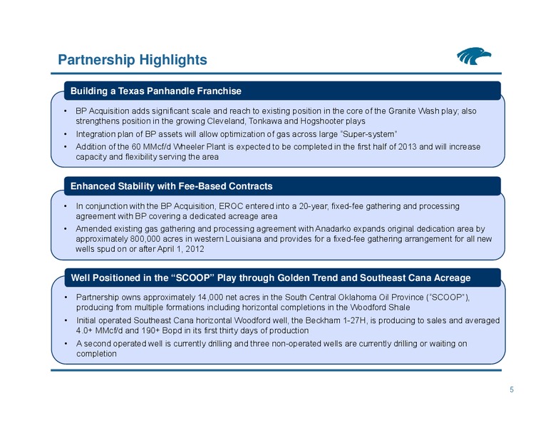 Wells Fargo Securities Pipeline MLP and Energy Symposium – Eagle Rock Energy Partners Lp – slide 4