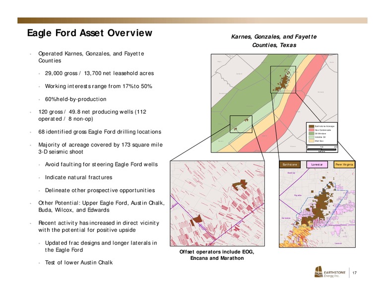 4Q 2018 Earnings Presentation – Earthstone Energy Inc. – slide 16