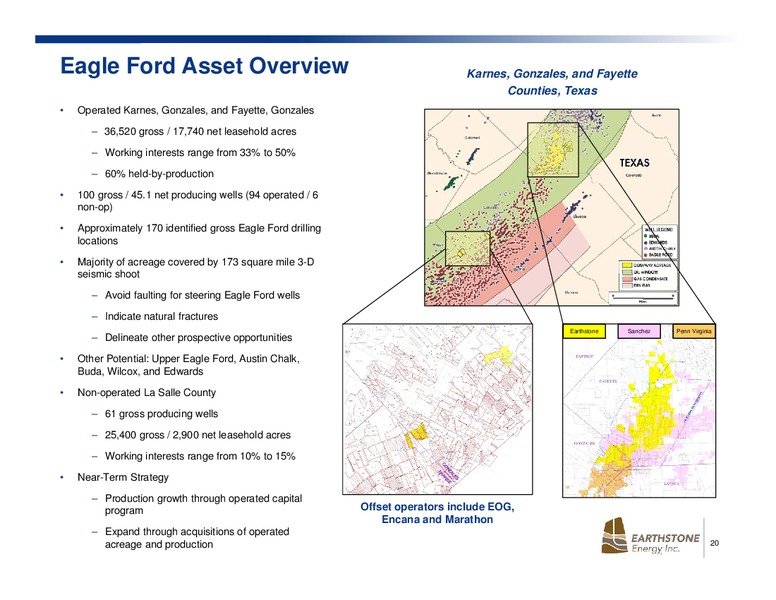 April 2017 Investor Presentation – Earthstone Energy Inc. – slide 18