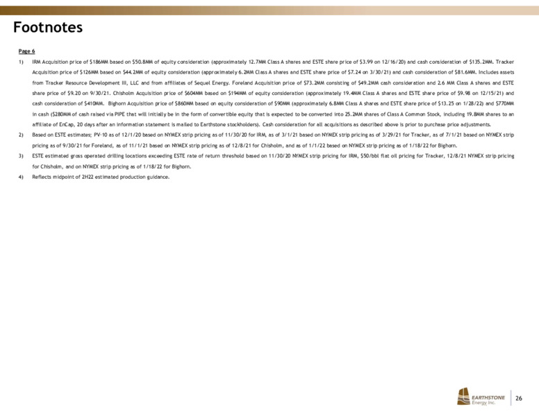 Q1 2022 Earnings Presentation – Earthstone Energy Inc. – slide 25