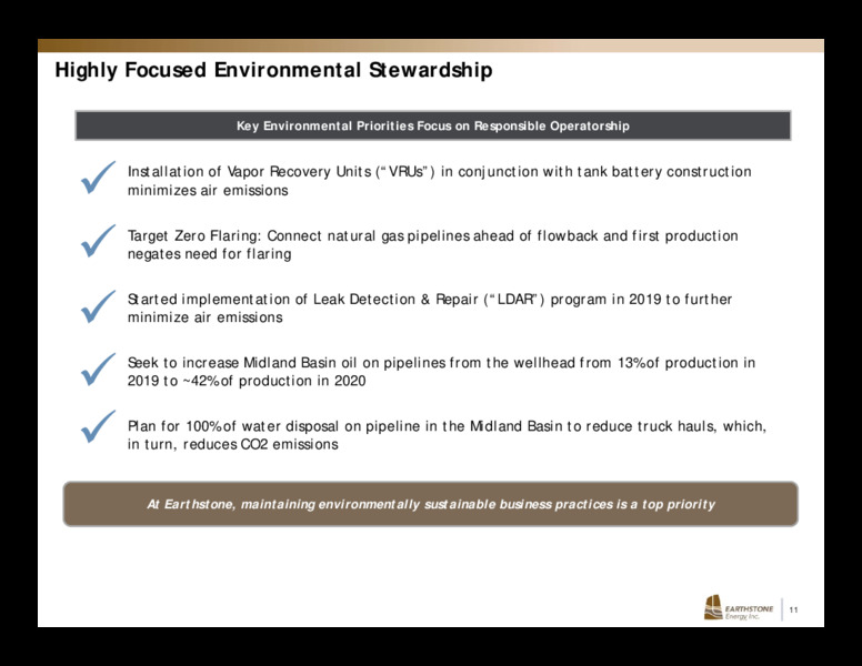 1Q 2020 Earnings Presentation – Earthstone Energy Inc. – slide 10