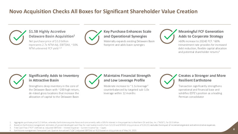 June 2023 Company Presentation – Earthstone Energy Inc. – slide 5
