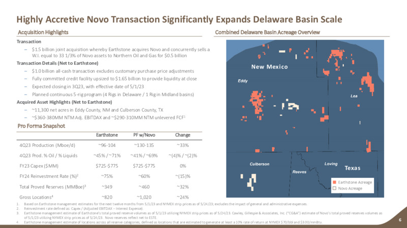 2Q 2023 Earnings Presentation – Earthstone Energy Inc. – slide 5