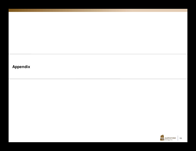 August 2020 Investor Presentation – Earthstone Energy Inc. – slide 18