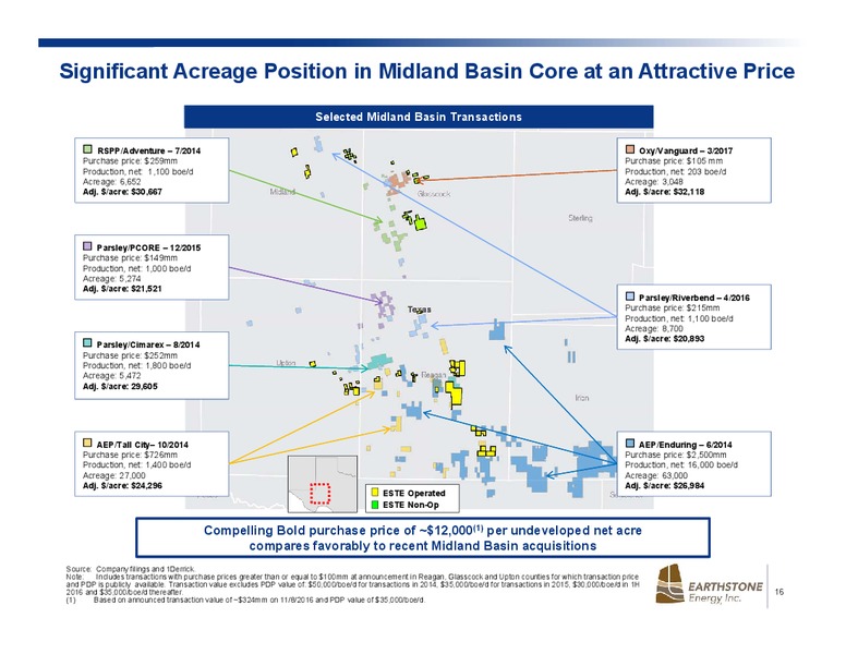 Johnson Rice Energy Conference – Earthstone Energy Inc. – slide 14