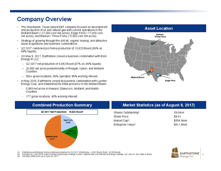 Johnson Rice 2017 Energy Conference – Earthstone Energy Inc. – slide 6