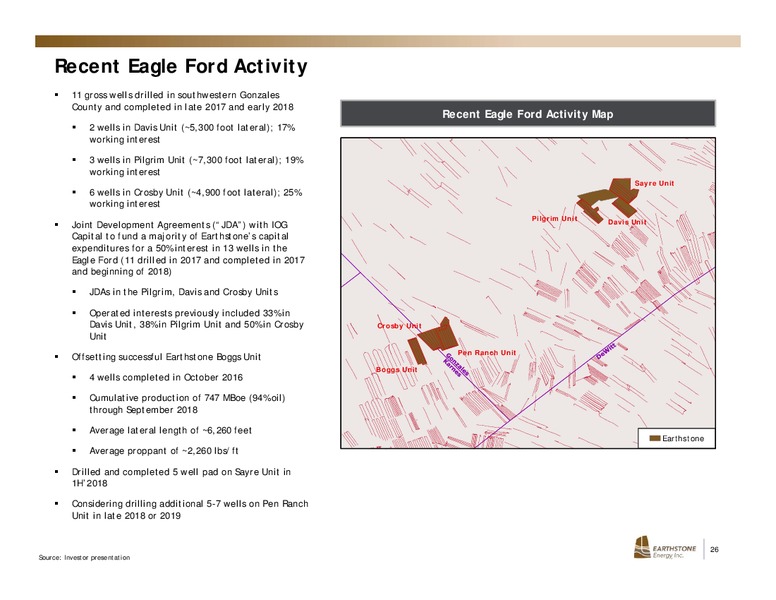 Investor Presentation – Earthstone Energy Inc. – slide 23