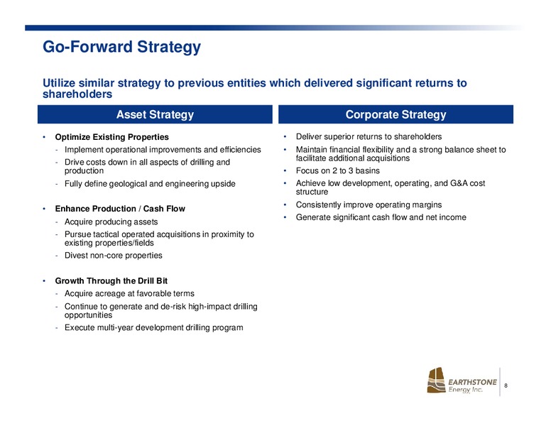 Stephens Fall Investment Conference – Earthstone Energy Inc. – slide 7