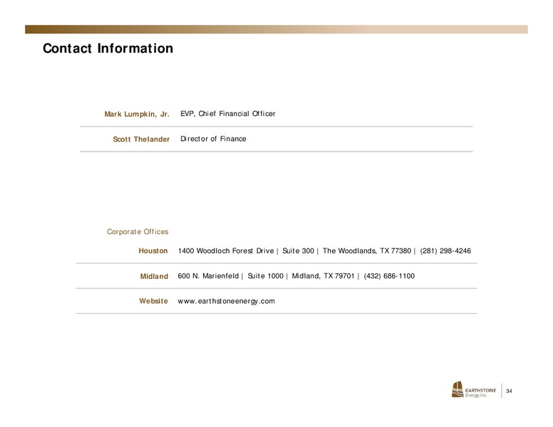 December 2018 Investor Presentation – Earthstone Energy Inc. – slide 31
