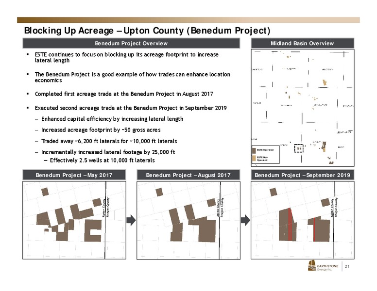 December 2019 Investor Presentation – Earthstone Energy Inc. – slide 20