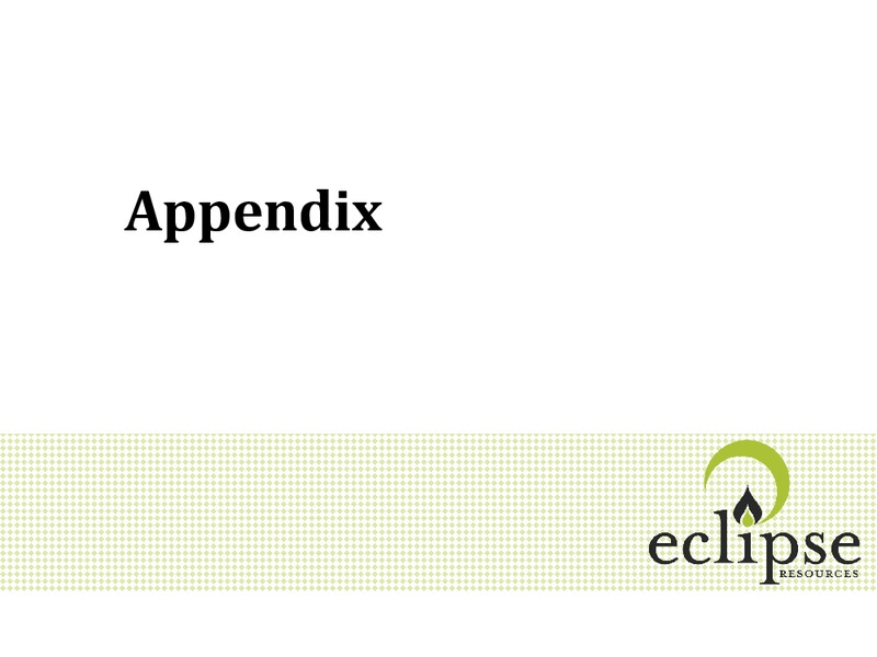 January 2016 Investor Presentation – Eclipse Resources Corp. – slide 23