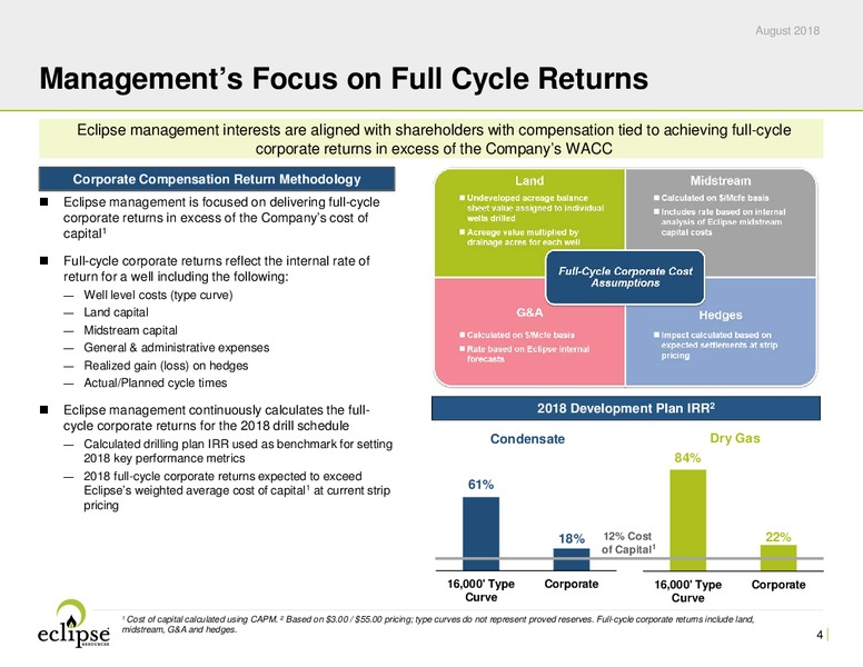 August 2018 Investor Presentation – Eclipse Resources Corp. – slide 3