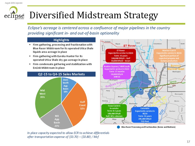 Enercoms The Oil and Gas Conference – Eclipse Resources Corp. – slide 15