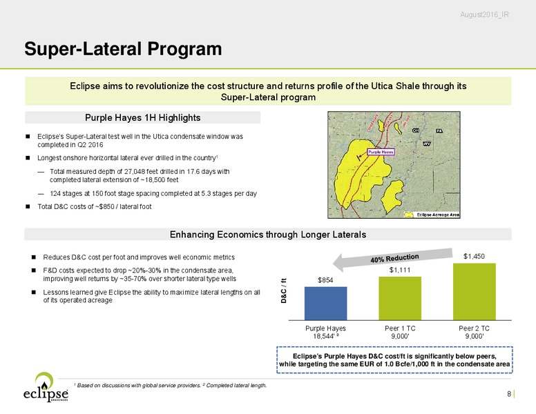 EnerCom The Oil and Gas Conference 2016 – Eclipse Resources Corp. – slide 7
