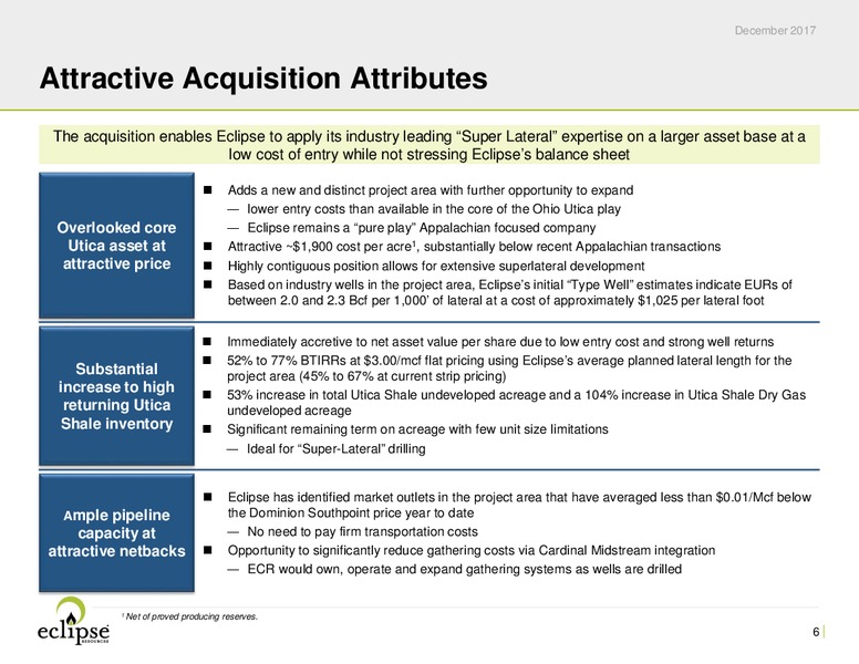 December 2017 Investor Presentation – Eclipse Resources Corp. – slide 5