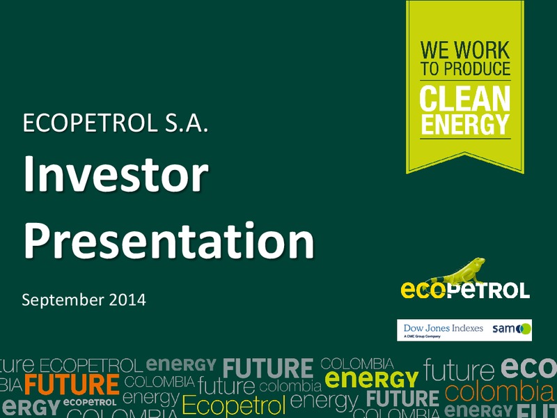Investor Presentation – Ecopetrol S.A. – slide 1
