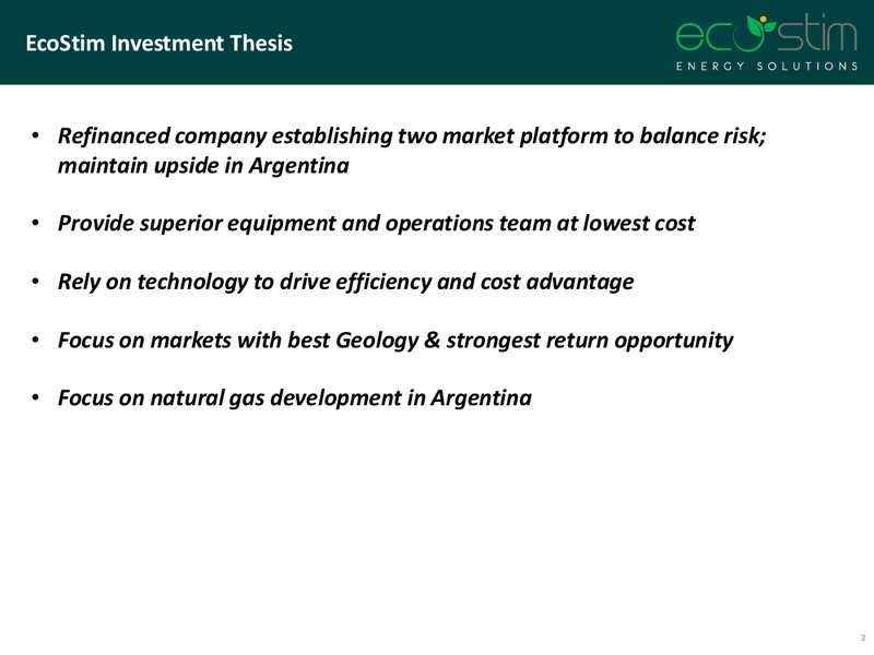 Scotia Howard Weil Conference – Eco-Stim Energy Solutions, Inc. – slide 2