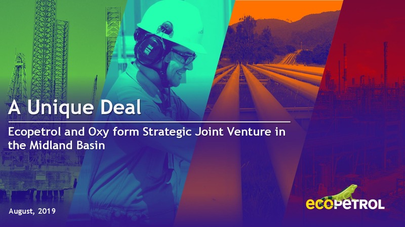 Ecopetrol and Oxy form Strategic Joint Venture in the Midland Basin – Ecopetrol S.A. – slide 1
