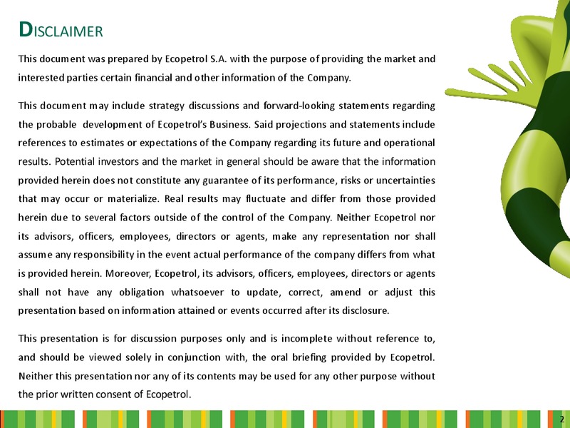Q4 2010 Earnings Call – Ecopetrol S.A. – slide 2