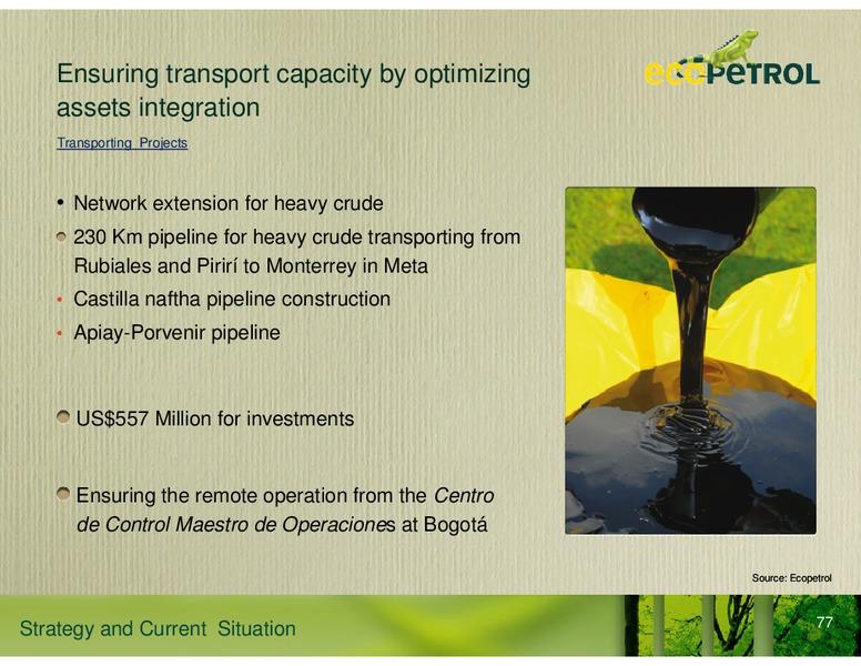 Strategy and Current Situation – Ecopetrol S.A. – slide 52