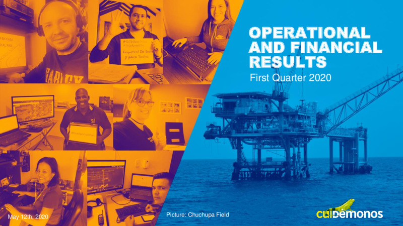 1Q 2020 Operational and Financial Results – Ecopetrol S.A. – slide 1