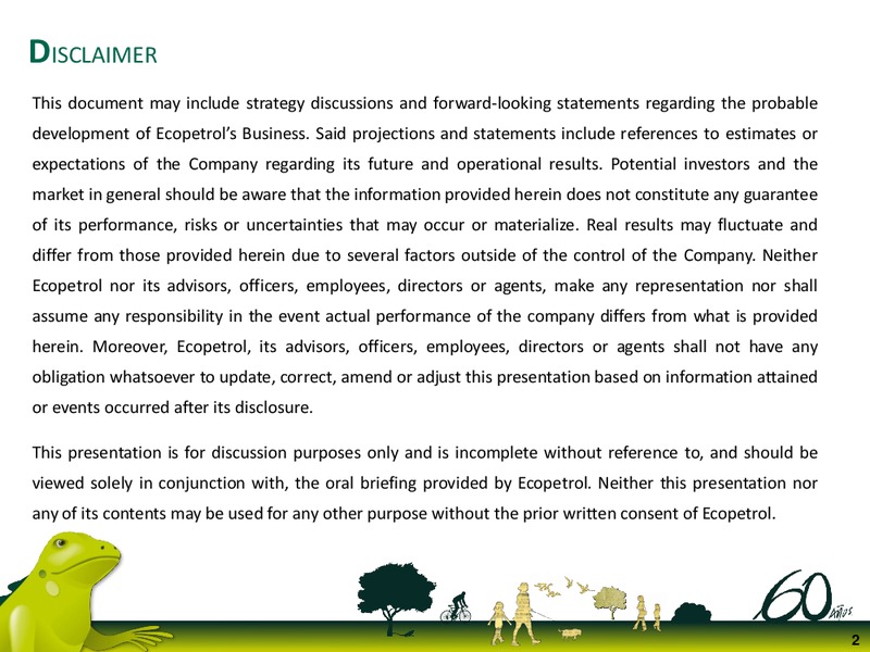 Q2 2011 Earnings Call – Ecopetrol S.A. – slide 2