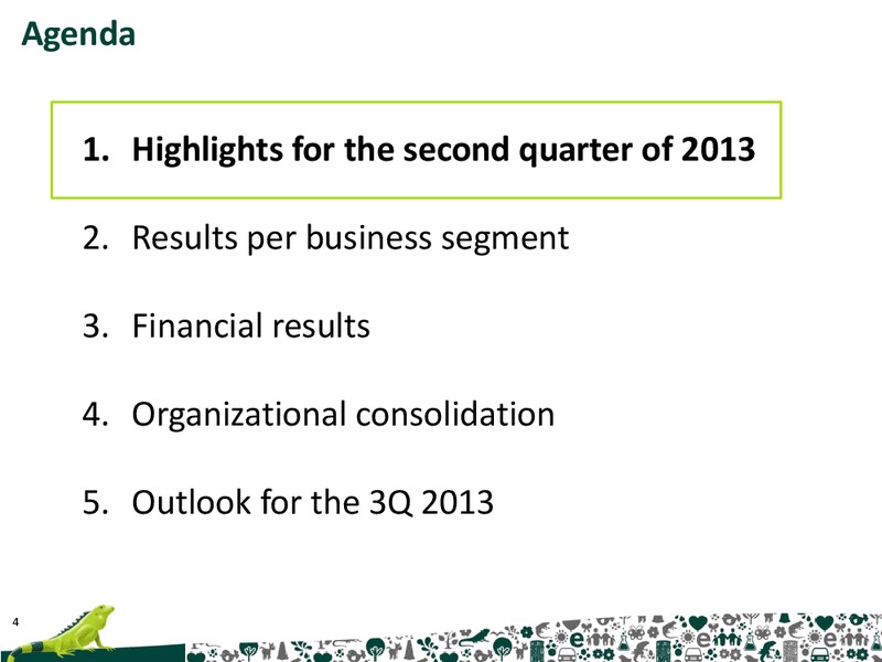 Q2 2013 Earnings Call – Ecopetrol S.A. – slide 4