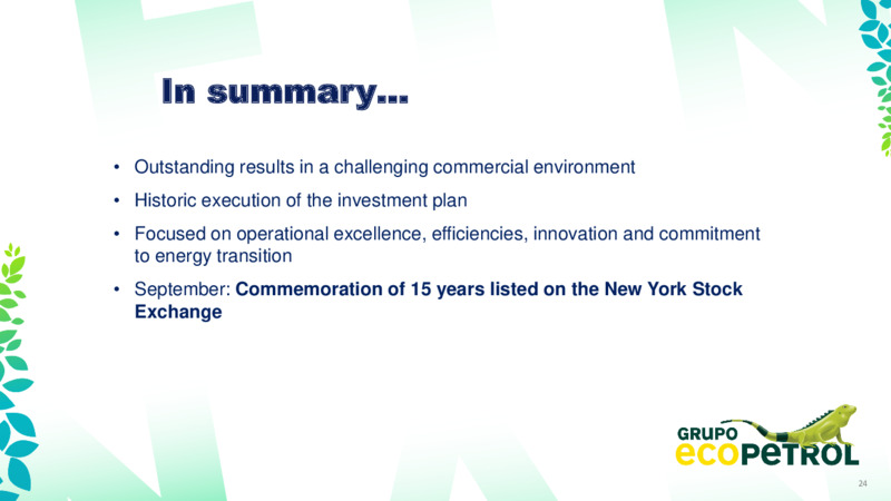 2Q 2023 Earnings Presentation – Ecopetrol S.A. – slide 23