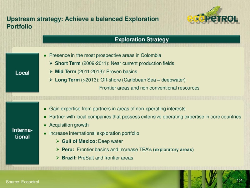 Colombia Infrastructure Conference – Ecopetrol S.A. – slide 11