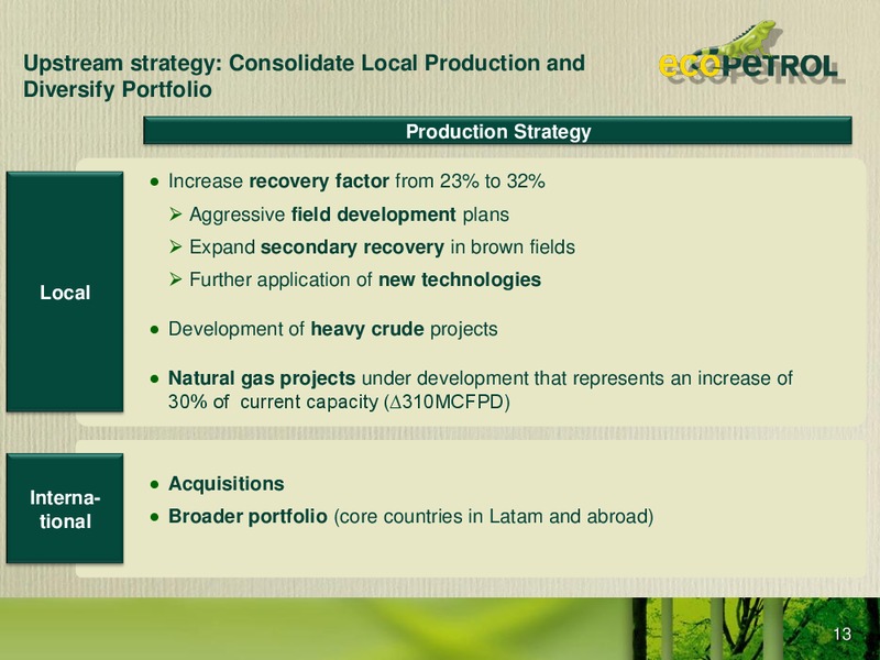 Colombia Infrastructure Conference – Ecopetrol S.A. – slide 12