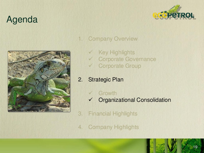Colombia Infrastructure Conference – Ecopetrol S.A. – slide 18
