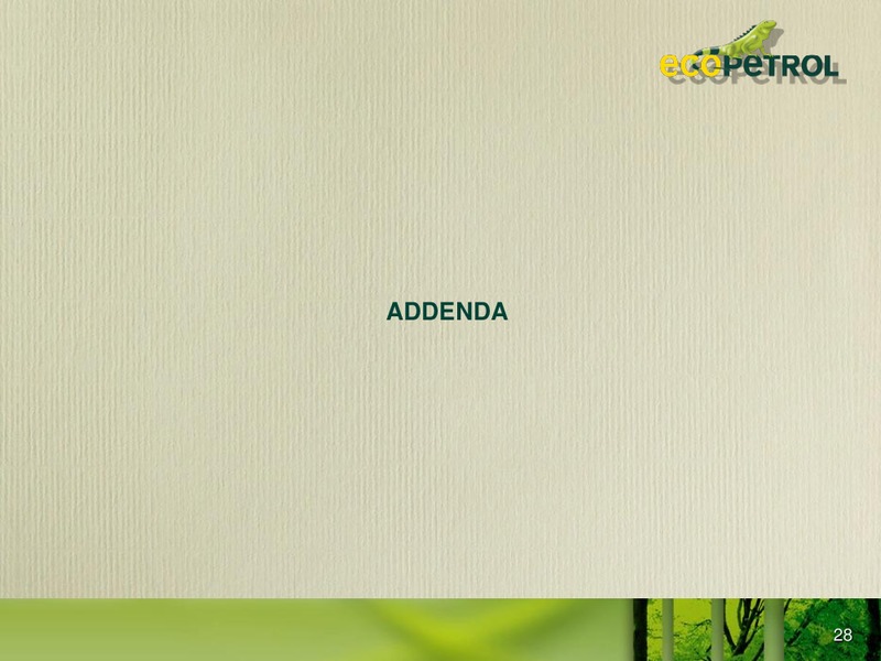 Colombia Infrastructure Conference – Ecopetrol S.A. – slide 27
