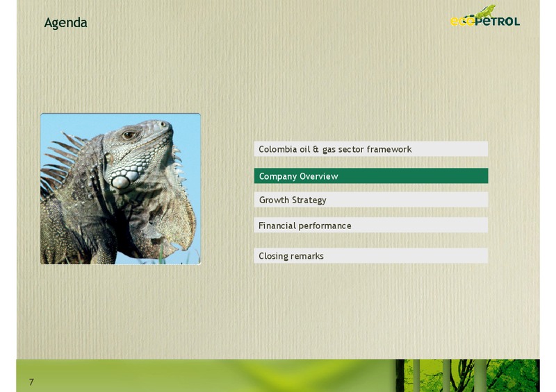 Andean Investment Conference Citi Investment Research – Ecopetrol S.A. – slide 7