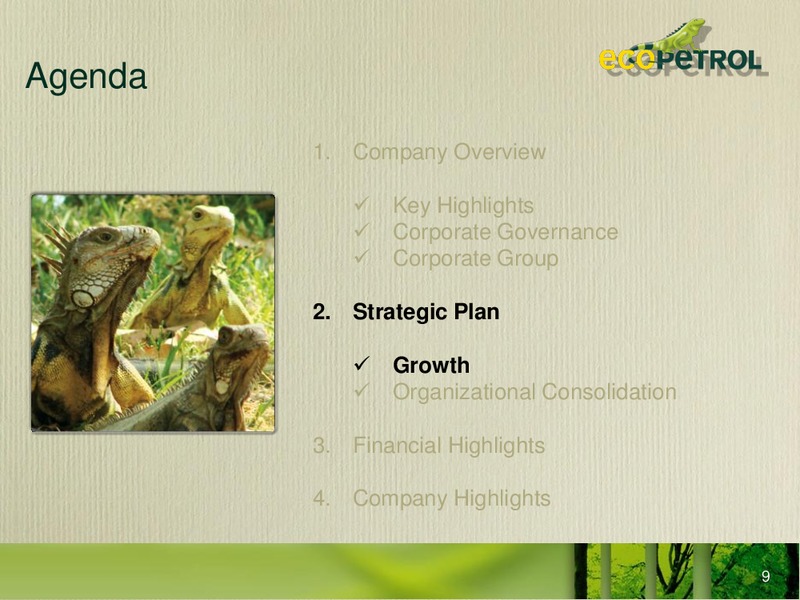 October 2009 Investor Presentation – Ecopetrol S.A. – slide 8