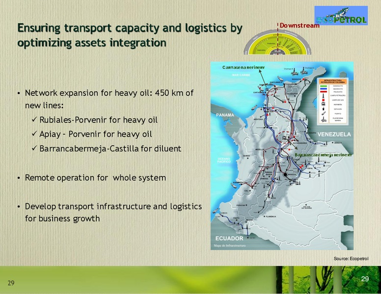 December 2008 Investor Presentation – Ecopetrol S.A. – slide 29