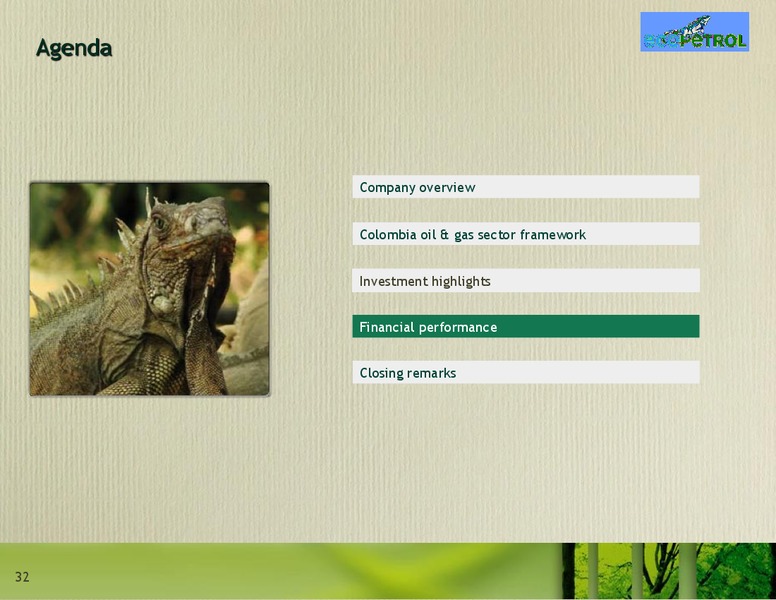 December 2008 Investor Presentation – Ecopetrol S.A. – slide 32