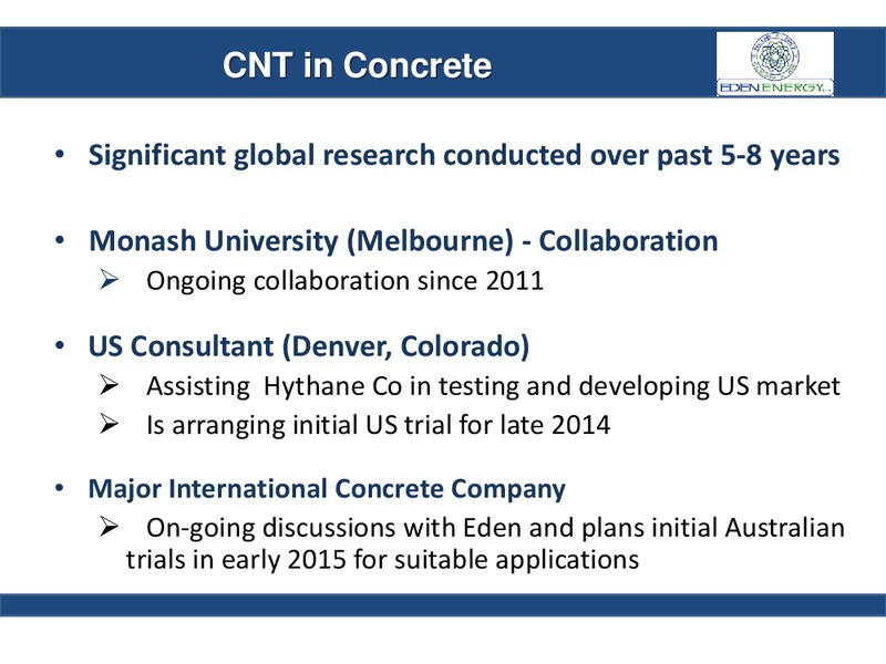 Corporate Presentation – Eden Energy – slide 6