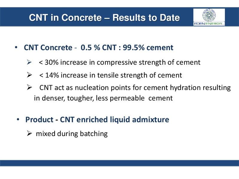 Corporate Presentation – Eden Energy – slide 7