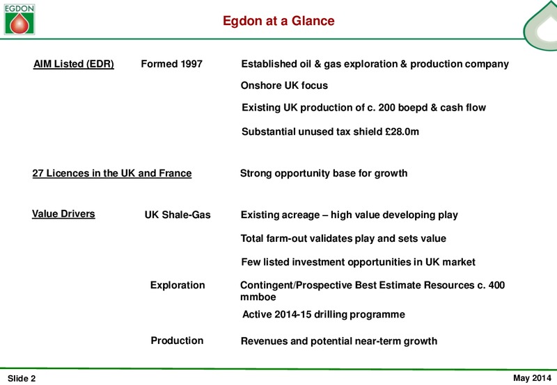 2014 INTERIM RESULTS – Edgon Resources Plc – slide 2
