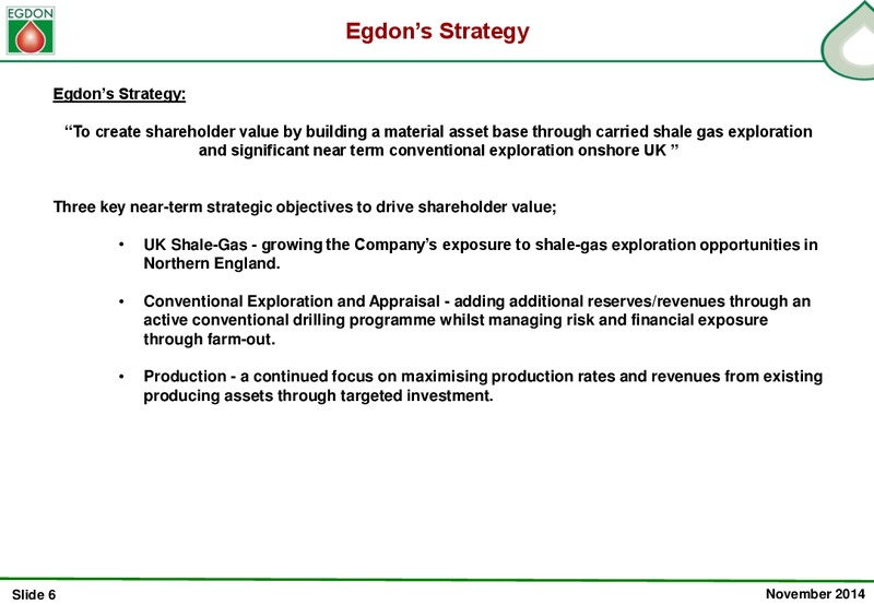 2014 EARNINGS CALL – Edgon Resources Plc – slide 6