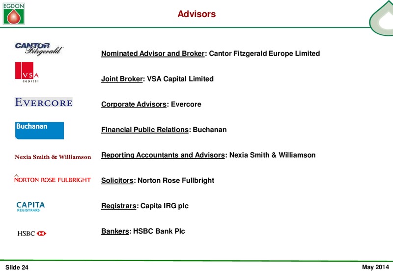 Business Update – Egdon Resources Plc – slide 24