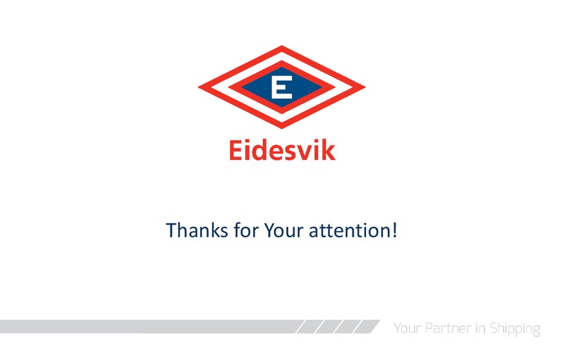 Q1 2014 EARNINGS CALL – Eidesvik Offshore Asa – slide 13