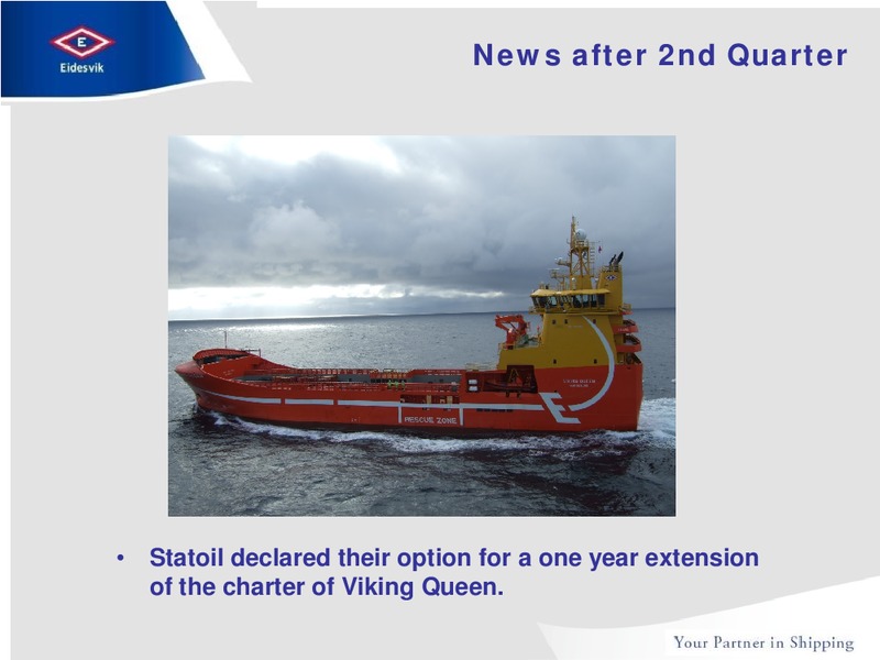Q2 2013 EARNINGS CALL – Eidesvik Offshore Asa – slide 3