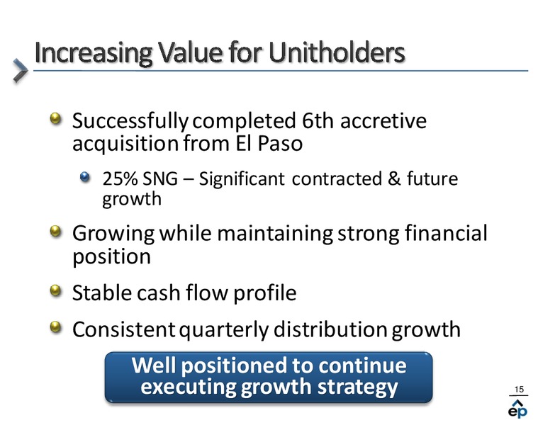 Q1 2011 Earnings Call – El Paso Pipeline Partners, L.P. – slide 14