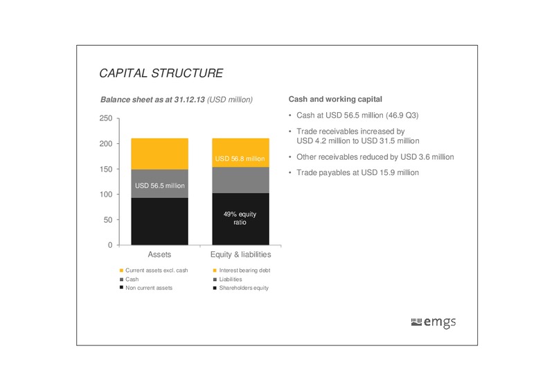 FOURTH QUARTER 2013 RESULTS – Electromagnetic Geoservices – slide 6