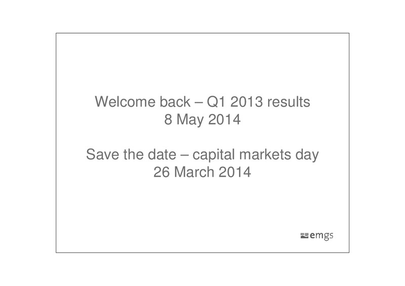 FOURTH QUARTER 2013 RESULTS – Electromagnetic Geoservices – slide 15