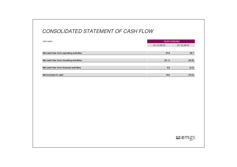 FOURTH QUARTER 2013 RESULTS – Electromagnetic Geoservices – slide 20